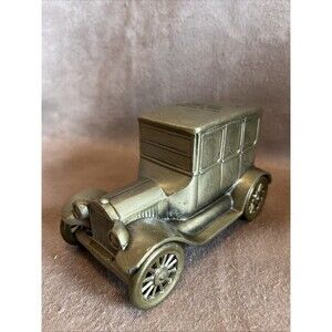 VTG 1974 BRASS TRUCK 1926 MODEL T COIN BANK BANTHRICO, INC. SPRING GROVE P.A USA